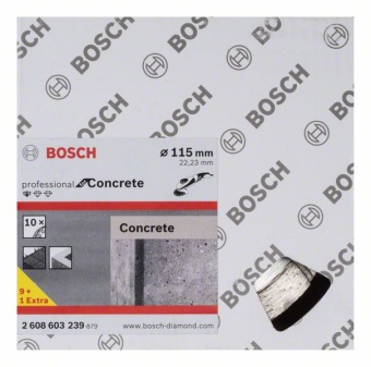 2608603239    Standard for Concrete 115 x 22,23 x 1,6 x 10 mm 2.608.603.239